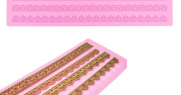 Assorted Four Border Silicone Lace Mat Style 8